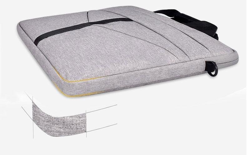 Executive Men's Zipper Designed Business Laptop Bag-Ash - Obeezi.com