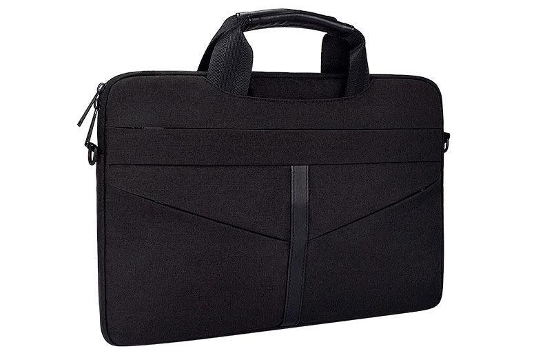 Executive Men's Zipper Designed Business Laptop Bag-Black - Obeezi.com