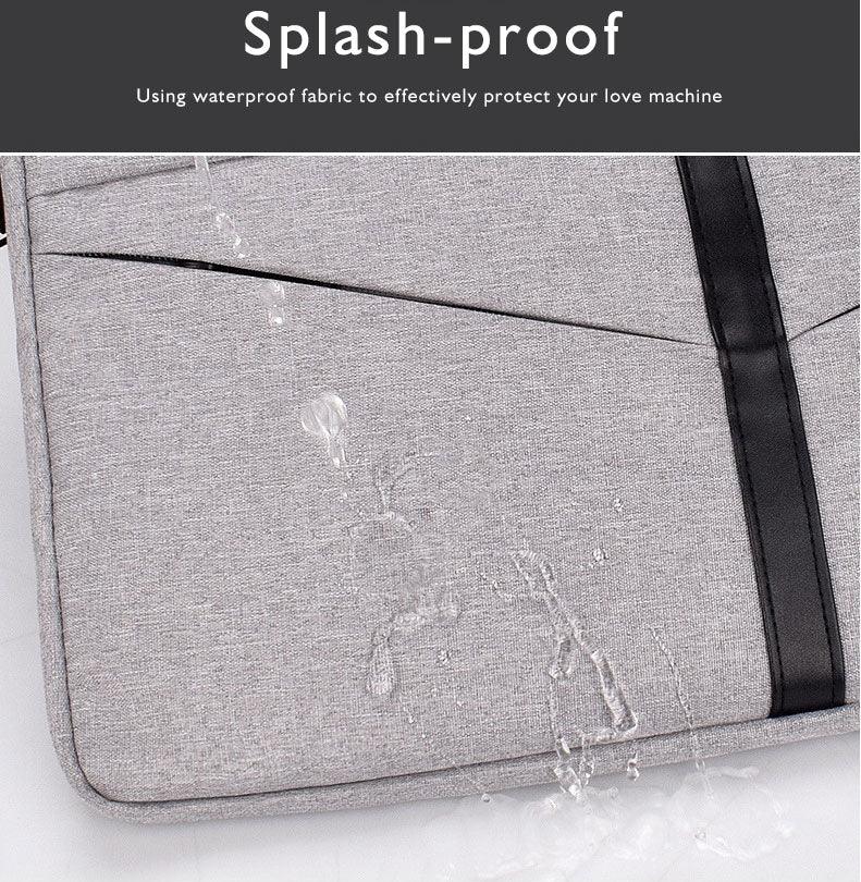 Executive Men's Zipper Designed Business Laptop Bag-Black - Obeezi.com