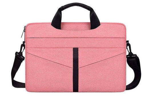 Executive Men's Zipper Designed Business Laptop Bag-Pink - Obeezi.com