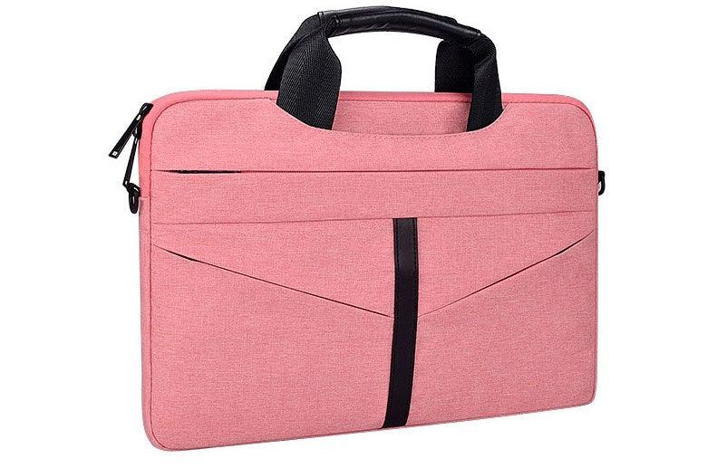 Executive Men's Zipper Designed Business Laptop Bag-Pink - Obeezi.com