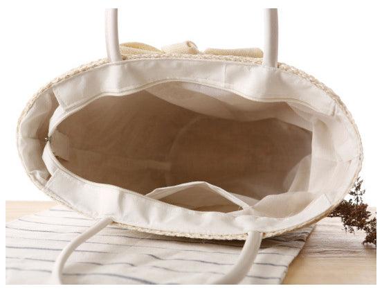 Exotic Women's Fashionable Woven Styled Coffee HandBag - Obeezi.com