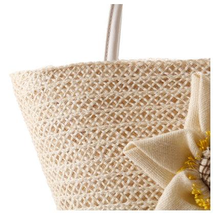 Exotic Women's Fashionable Woven Styled Coffee HandBag - Obeezi.com