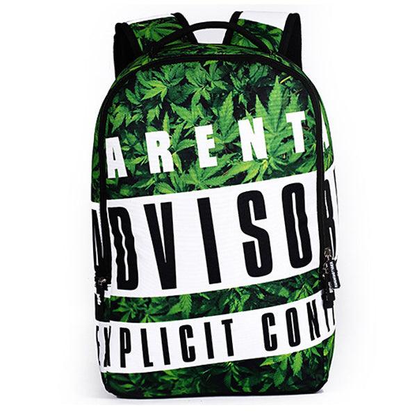 Explicits Oxford Fancy Design Backpack Green Bags - Obeezi.com