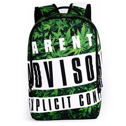 Explicits Oxford Fancy Design Backpack Green Bags - Obeezi.com