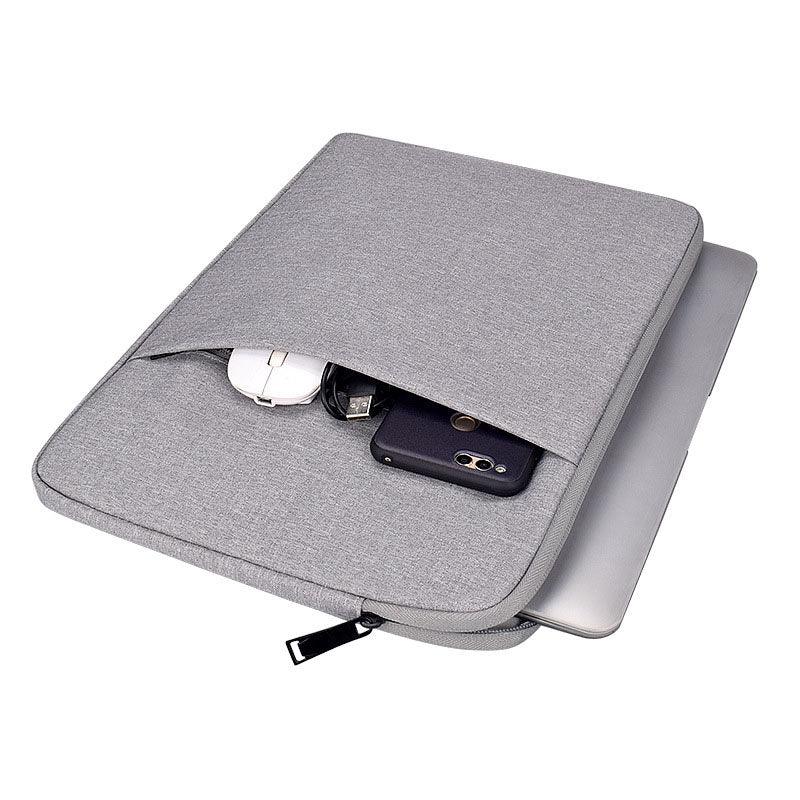 Exquisite 2in1 Sleek And Stylish Padded Inner Designed Laptop Sleeve- Ash - Obeezi.com