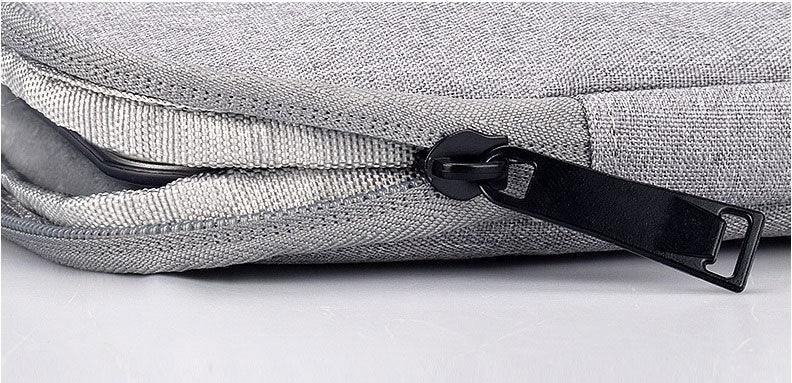 Exquisite 2in1 Sleek And Stylish Padded Inner Designed Laptop Sleeve-Grey - Obeezi.com