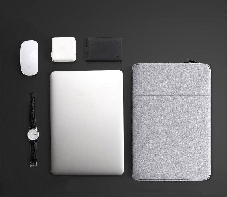 Exquisite 2in1 Sleek And Stylish Padded Inner Designed Laptop Sleeve-Grey - Obeezi.com