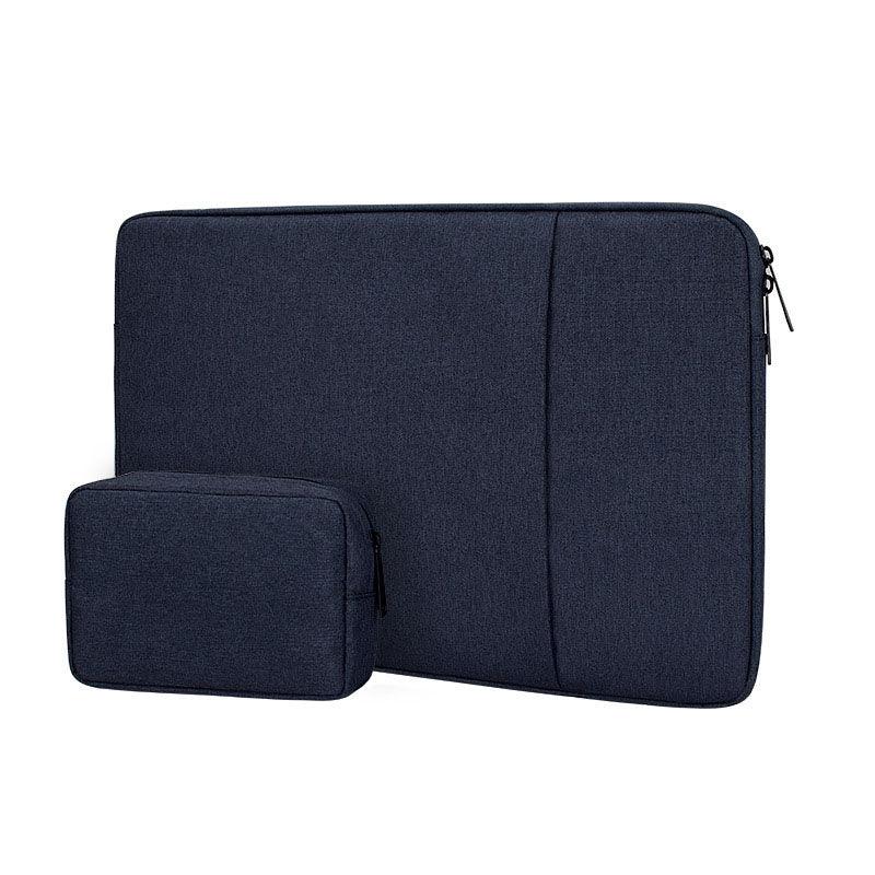 Exquisite 2in1 Sleek And Stylish Padded Inner Designed Laptop Sleeve-NavyBlue - Obeezi.com