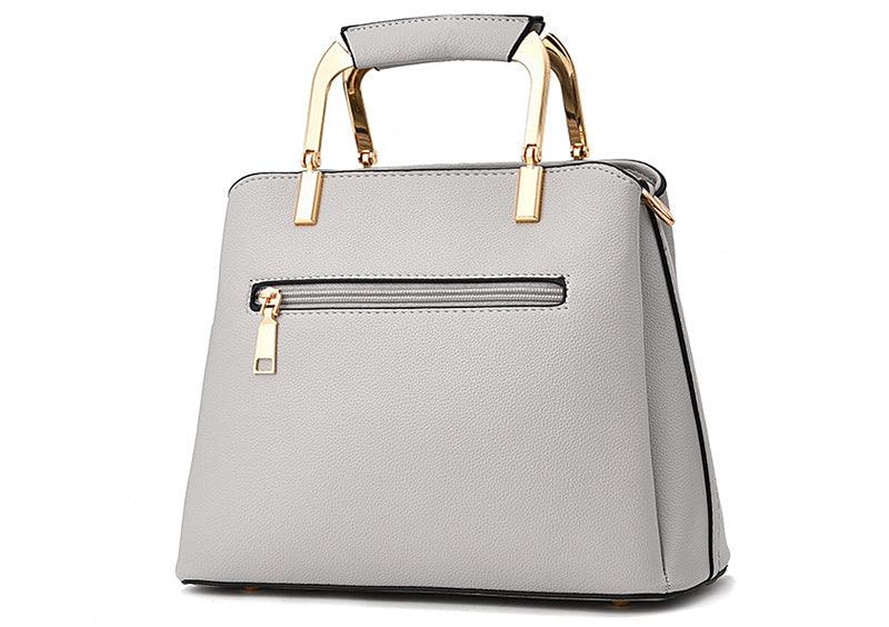 Exquisite Leather Mix Colors Tote Women Bags - Orange - Obeezi.com