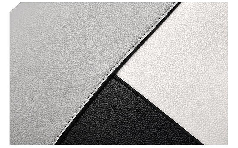 Exquisite Leather Mix Colors Tote Women Bags - Orange - Obeezi.com