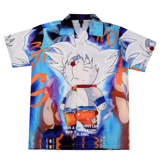 Exquisite Multi-Coloured Animated Designed Aloha Shirt - Obeezi.com