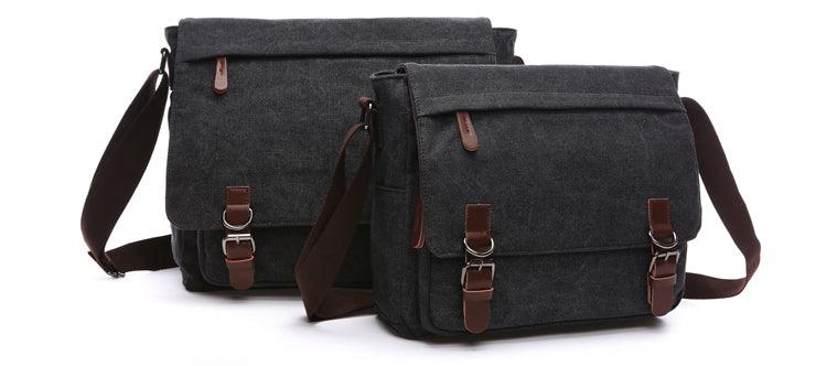 Famous Crossbody Briefcase Messenger Computer Outdoor Black Bag - Obeezi.com
