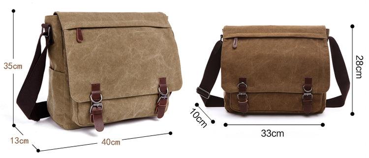 Famous Crossbody Briefcase Messenger Computer Outdoor Khaki Bag - Obeezi.com