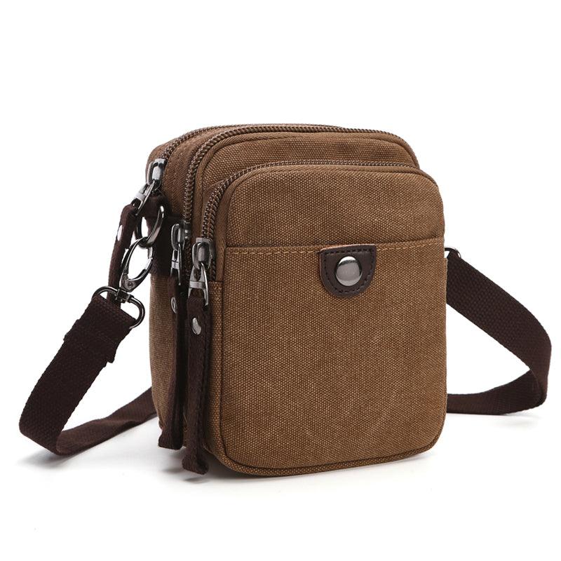 Fashionable Mobile Utility Phone Bag - Brown - Obeezi.com