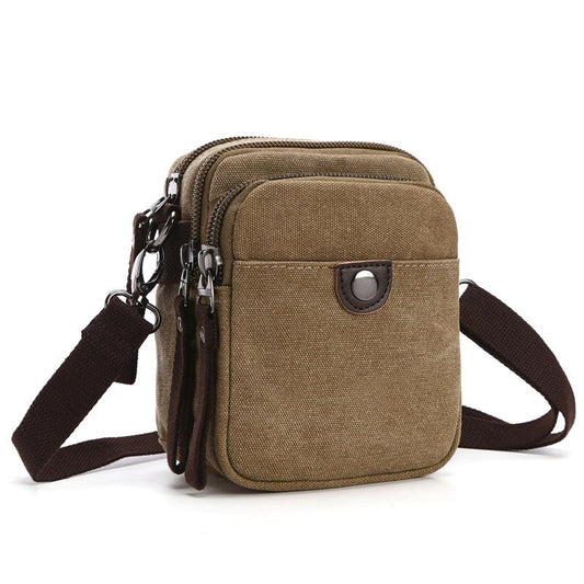 Fashionable Mobile Utility Phone Bag - Khaki - Obeezi.com