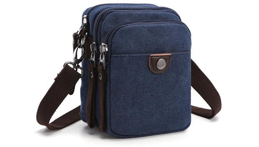 Fashionable Mobile Utility Phone Bag - NavyBlue - Obeezi.com