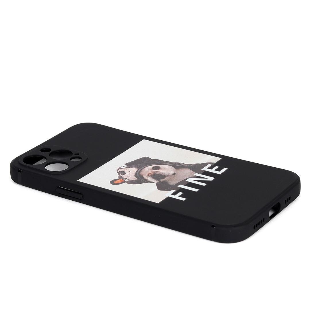 Fawn Pup Dog Designed iPhone Case- Black - Obeezi.com