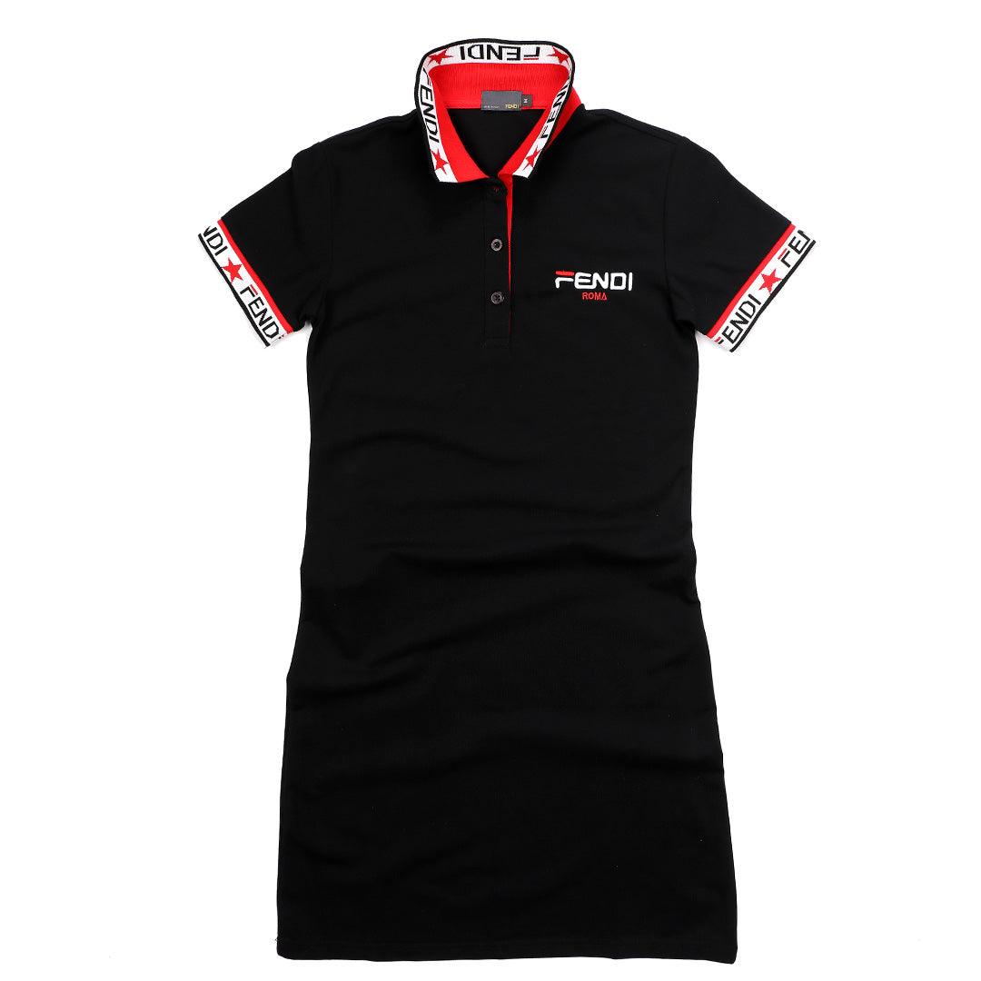 Fendi Custom Fitted Ladies Gown-Black - Obeezi