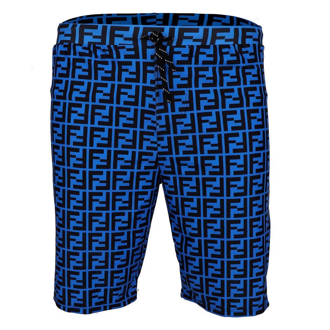 Fendi lightweight Classic shorts-Blue - Obeezi