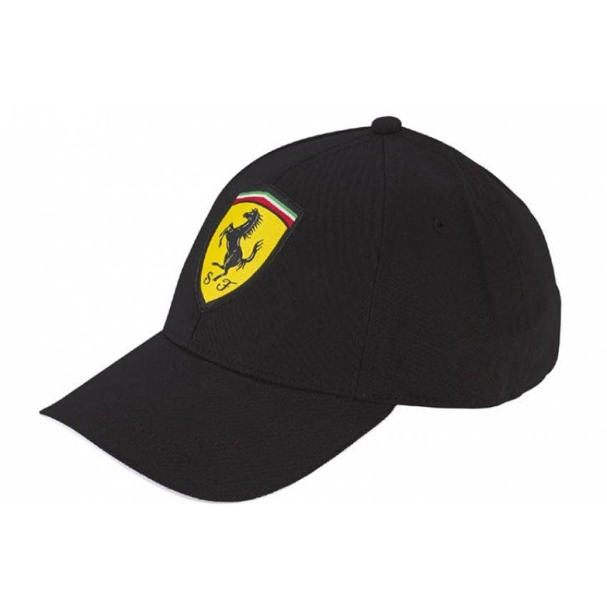Ferrari Classic Shield Face Cap - Black - Obeezi.com