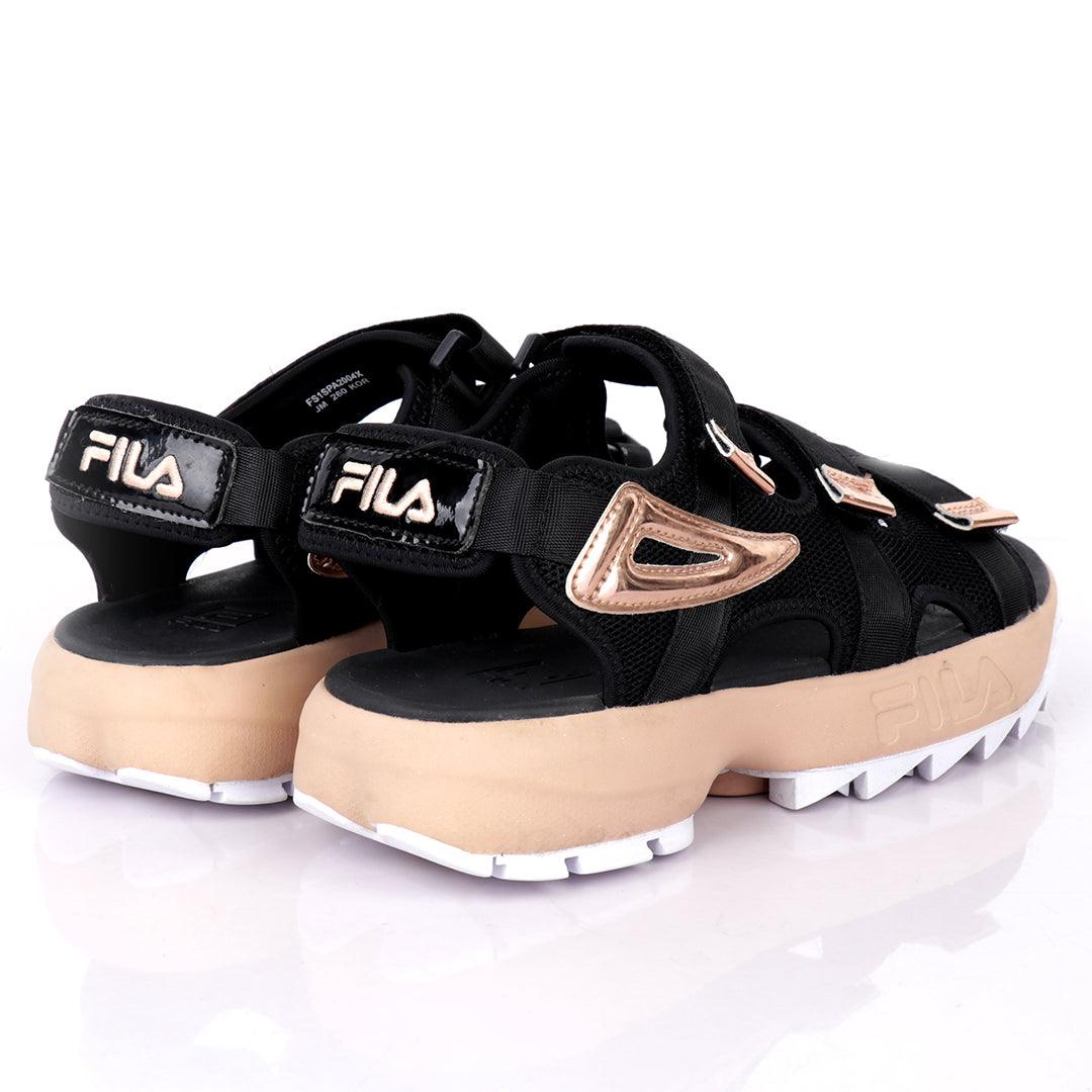 Fil Disruptor SD Fsihtz Sandals- Black Brown - Obeezi.com
