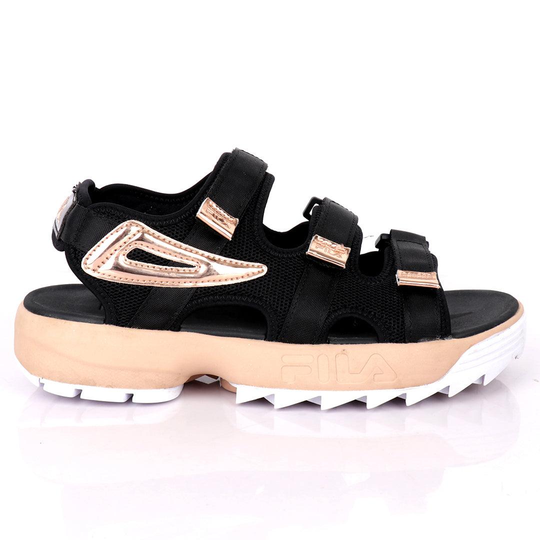 Fil Disruptor SD Fsihtz Sandals- Black Brown - Obeezi.com