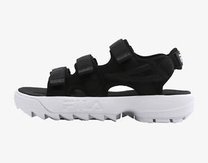 Fila Disruptor Sandals Black White - Obeezi