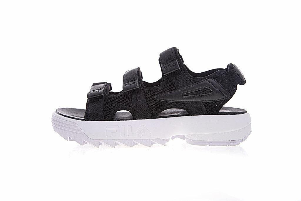 Fila Disruptor Sandals Black White - Obeezi