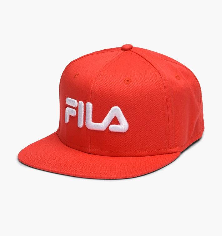 Fila Unisex Classic Logo Baseball Cool Red Cap - Obeezi.com