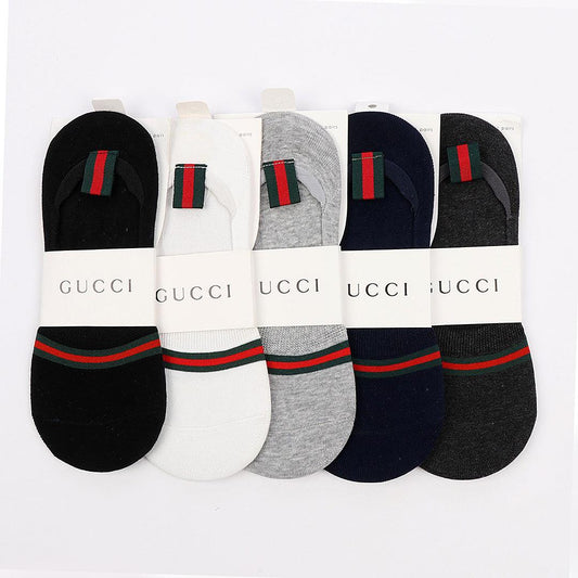 foot 5 In 1 Black Grey White Navy Blue Ash socks - Obeezi.com