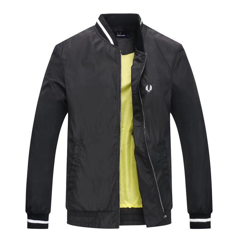 Fred Perry full zip polo Black Top Jacket - Obeezi
