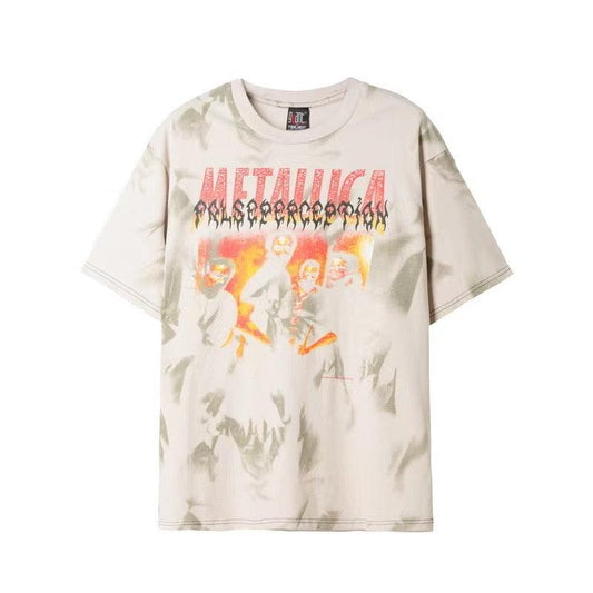 Gant Tee Jays Metallica Over Size T-Shirt-Black - Obeezi.com