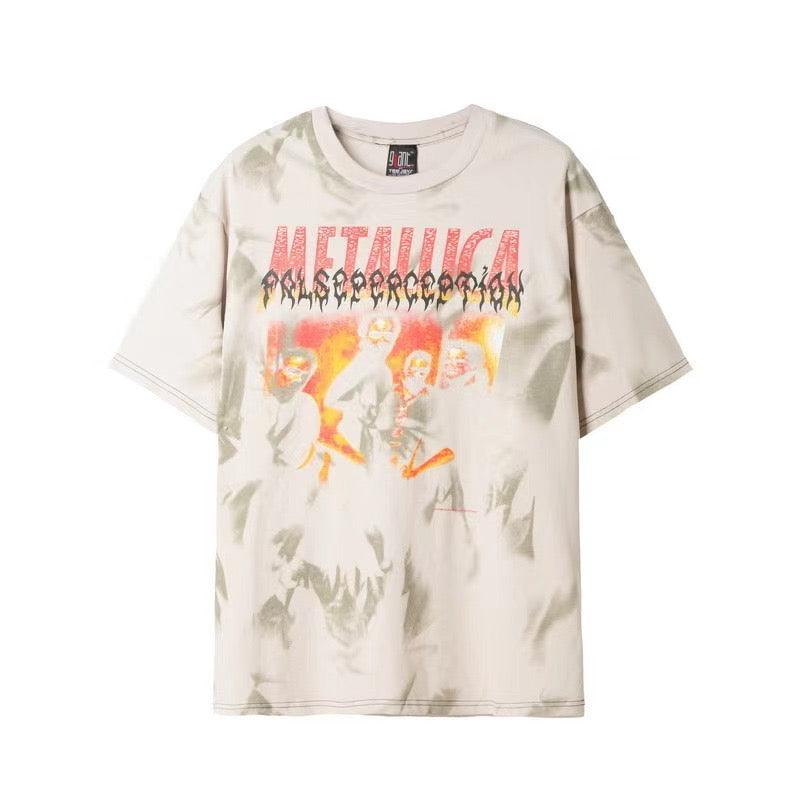 Gant Tee Jays Metallica Over Size T-Shirt-Black - Obeezi.com