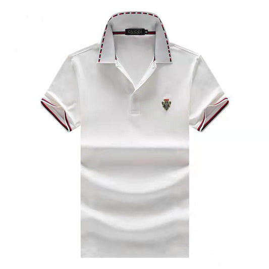 GC Icons Organic Cotton Regular Fit Polo-White - Obeezi.com