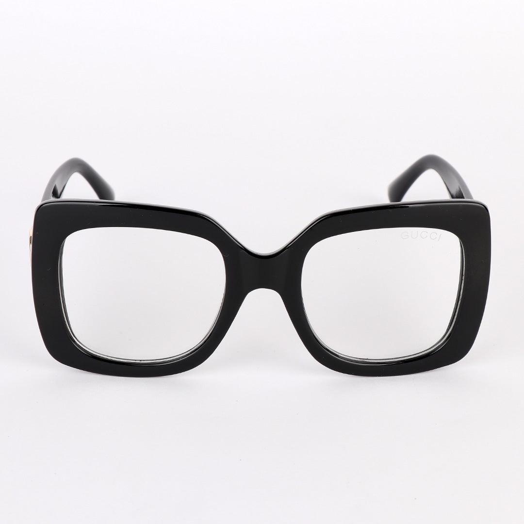 GC Luxury Square Crested Hand Black Sunglasses - Obeezi.com