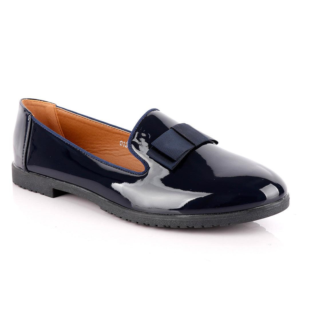 Geerte Corporate Wetlips Cover Blue Flat Shoe - Obeezi