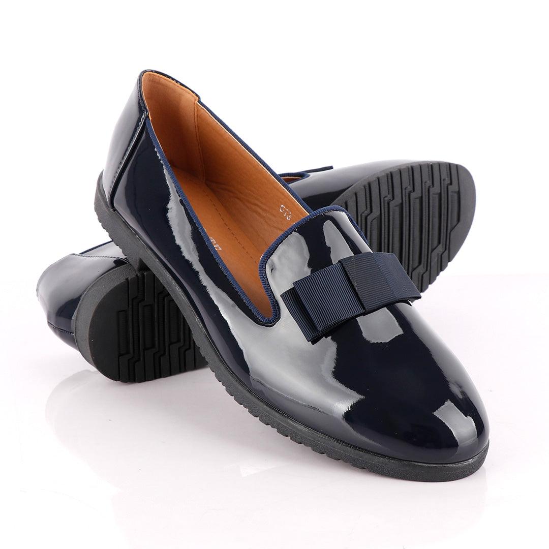 Geerte Corporate Wetlips Cover Blue Flat Shoe - Obeezi