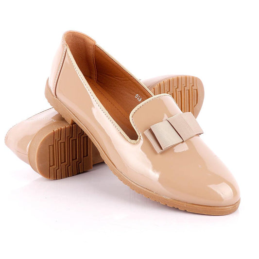 Geerte Corporate Wetlips Cover Nude Flat Shoe - Obeezi