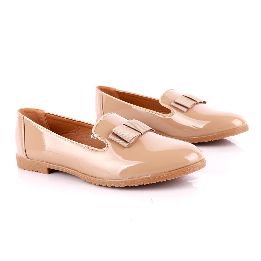 Geerte Corporate Wetlips Cover Nude Flat Shoe - Obeezi