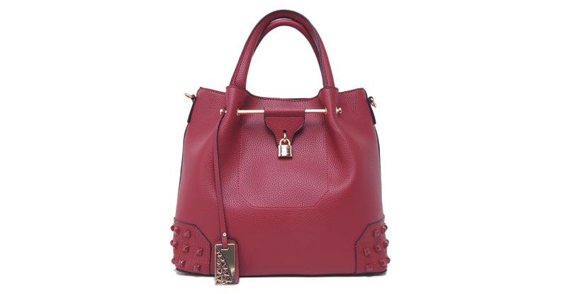 Generic Fashionable 2 in 1 Handbag - Wine - Obeezi.com