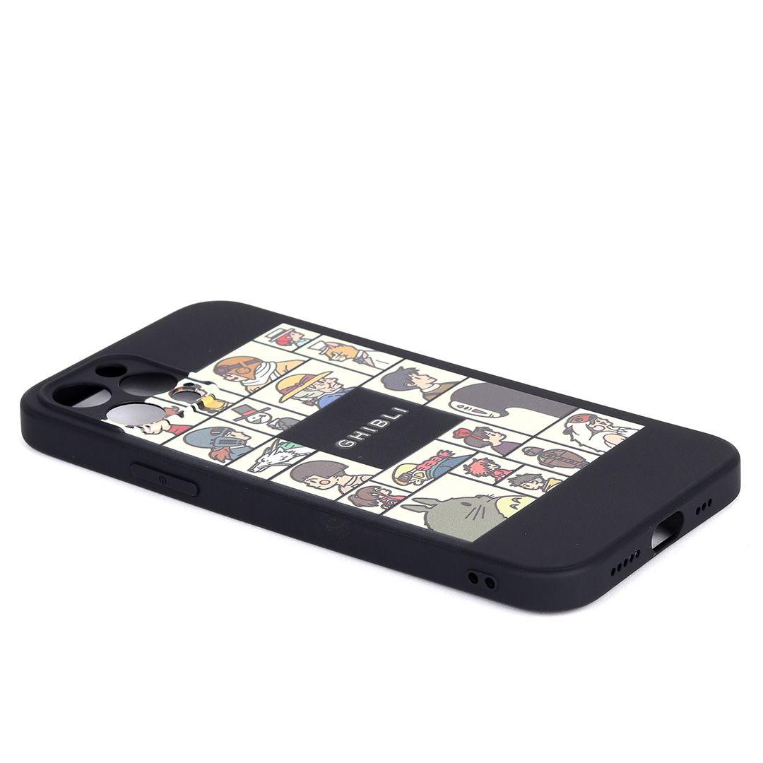 Ghibli Studio Animated Movies Designed iPhone Case- Black - Obeezi