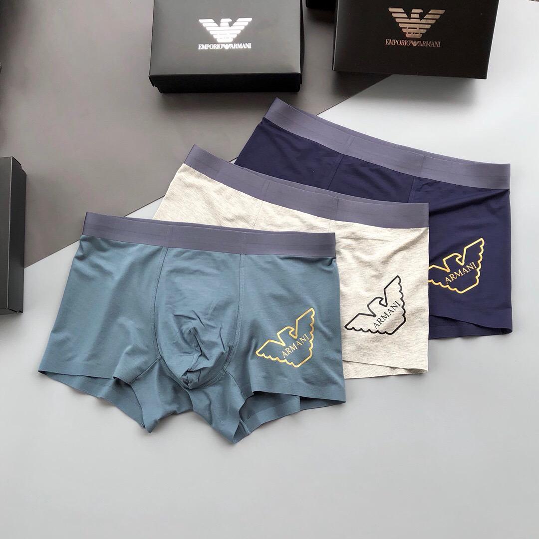 Giomani Cotton Logo Designed 3 in 1 Body-suited Briefs - Obeezi.com