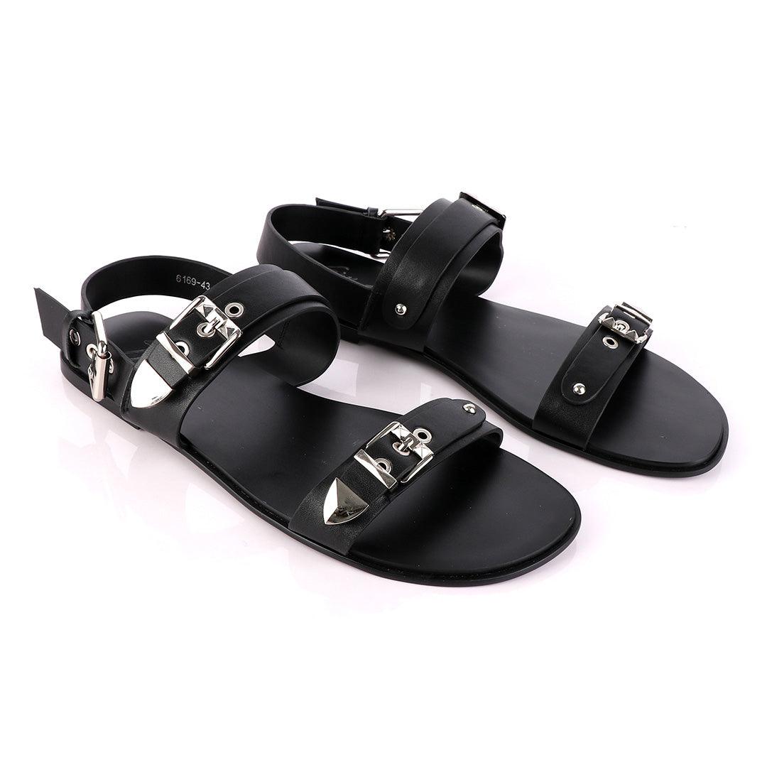 Giuseppe Zanotti Black Rinko Sandals - Obeezi