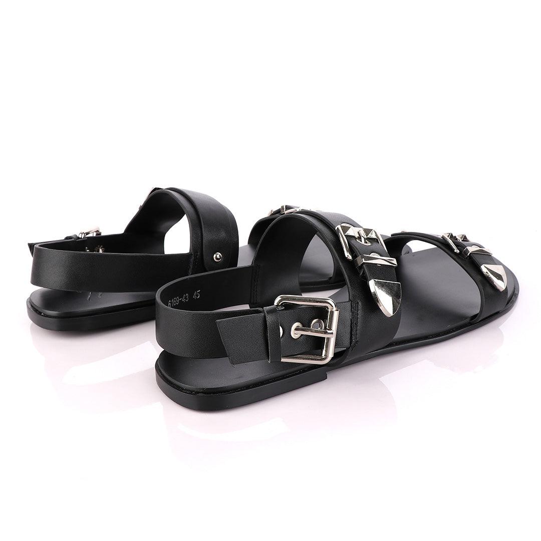 Giuseppe Zanotti Black Rinko Sandals - Obeezi