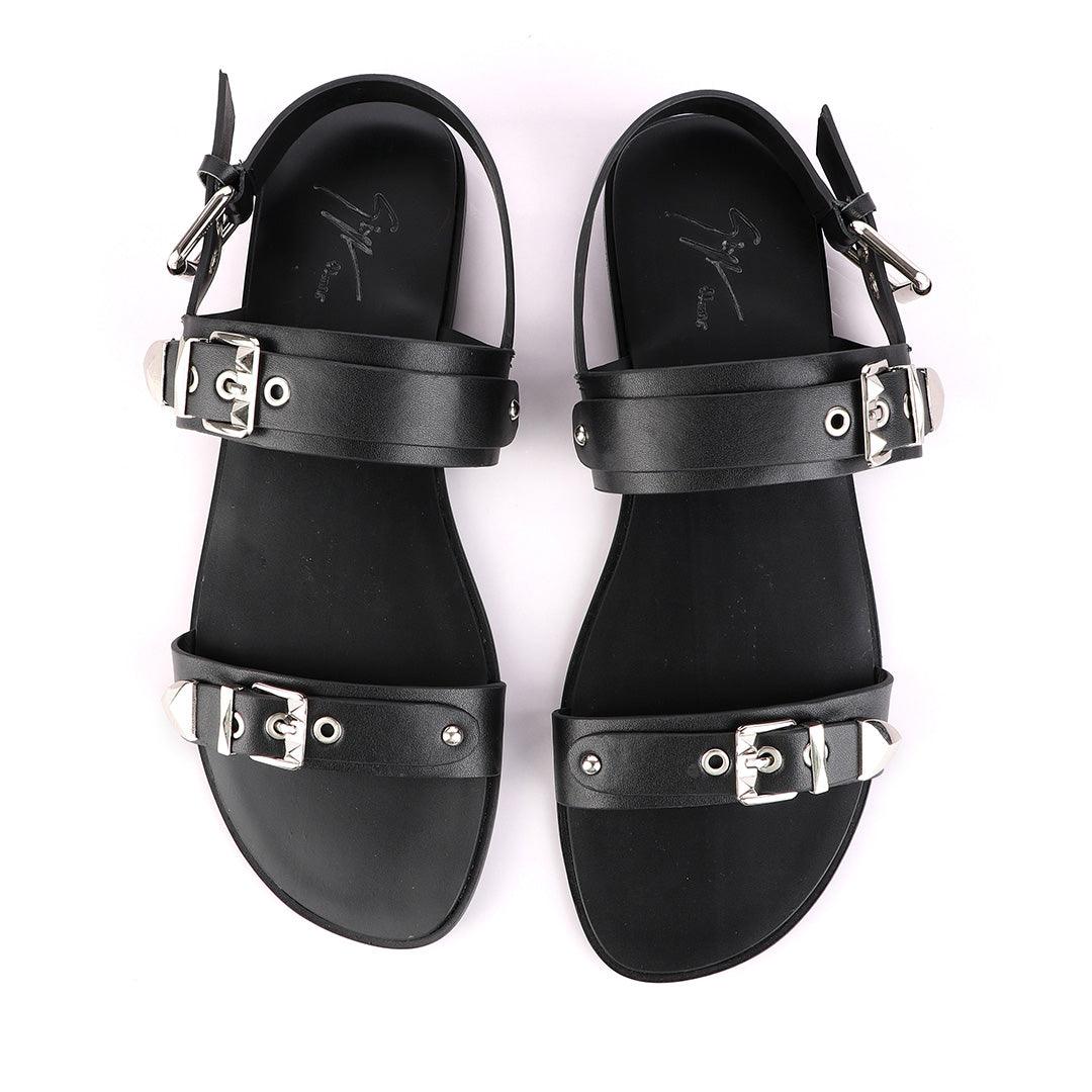 Giuseppe Zanotti Black Rinko Sandals - Obeezi