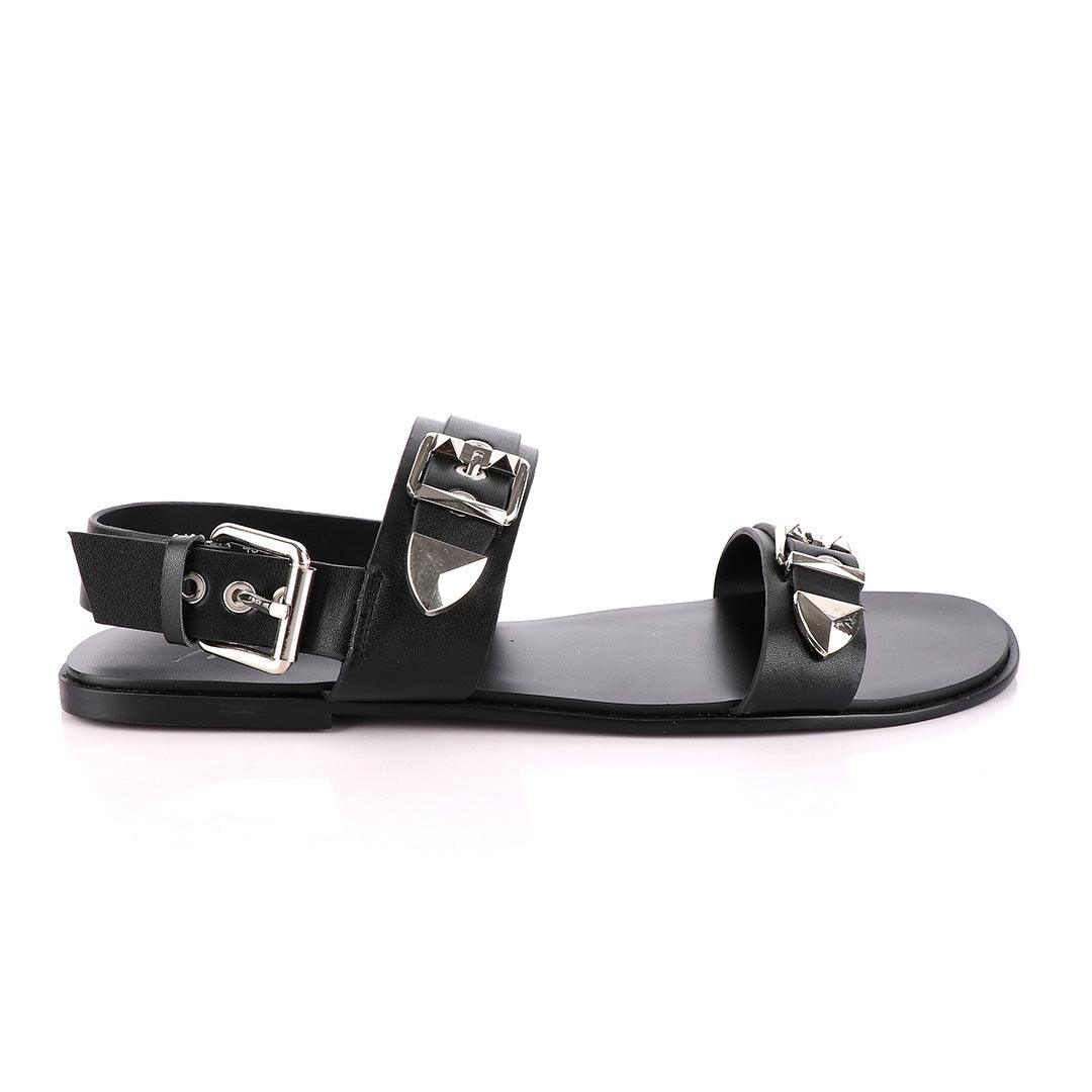 Giuseppe Zanotti Black Rinko Sandals - Obeezi