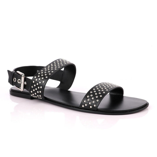 Giuseppe Zanotti Black studded Zak Sandal - Obeezi