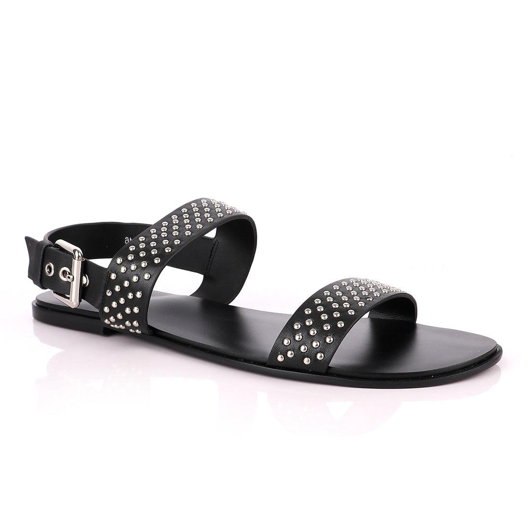 Giuseppe Zanotti Black studded Zak Sandal - Obeezi