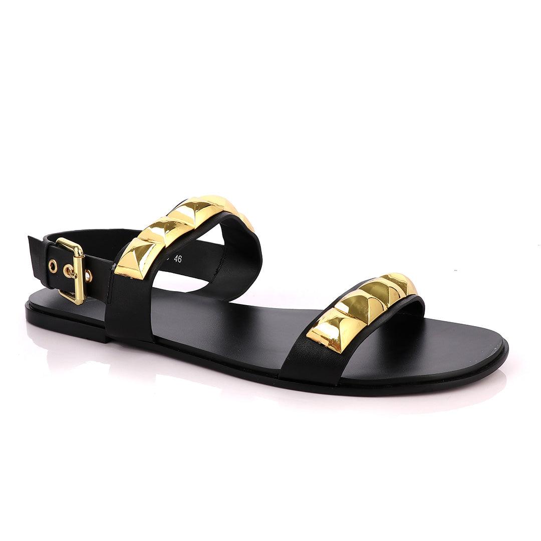 Giuseppe Zanotti Gold Gomzak Studded Sandal - Obeezi